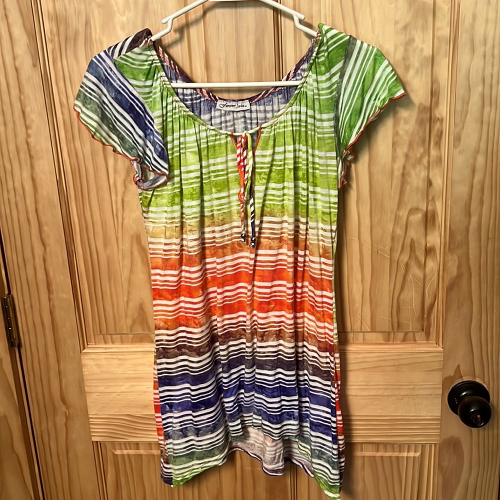 Colorful Forever Jade blouse.